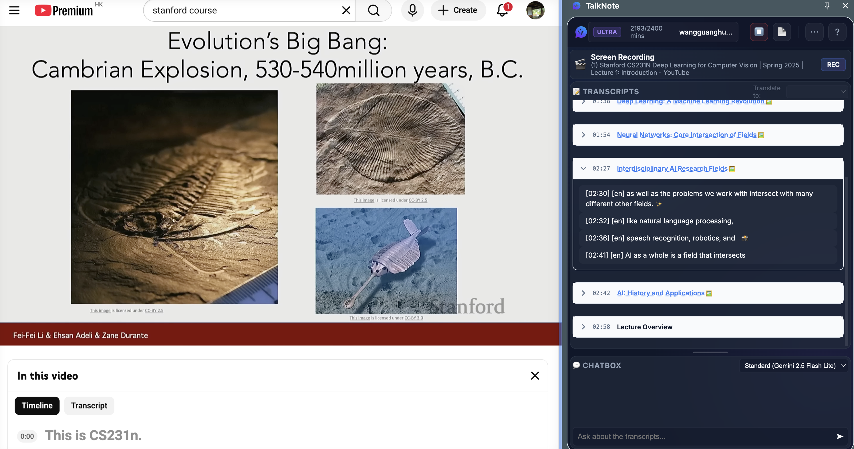 NoteVideoLLM Interface